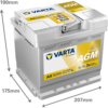 VARTA 50 AH AGM START-STOP