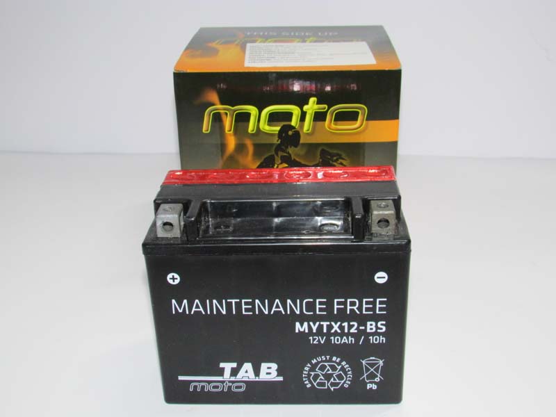thumbnail interactive-video image 1 of Chrome Battery YTX12-BS AGM Battery - For Suzuki LT230E QuadRunner (1988-1993) & More 1 of 4